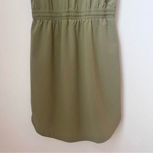 HYFVE Women's Olive Green Tie Waist Dress Size Medium - Picture 11 of 14